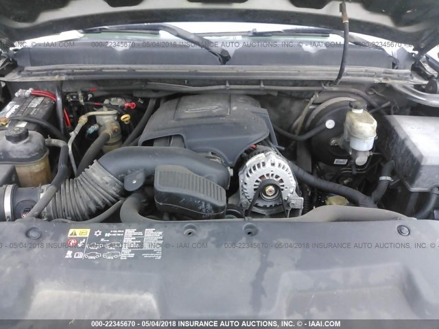 2GCEC13C771554207 - 2007 CHEVROLET SILVERADO C1500 CREW CAB GRAY photo 10