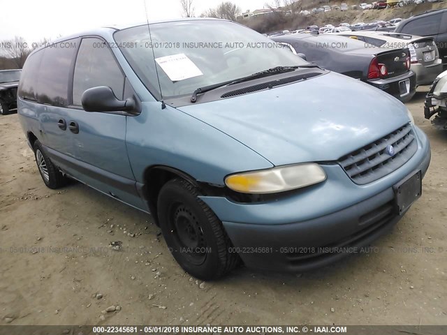 2P4GP44R8WR687605 - 1998 PLYMOUTH GRAND VOYAGER SE/EXPRESSO Light Blue photo 1