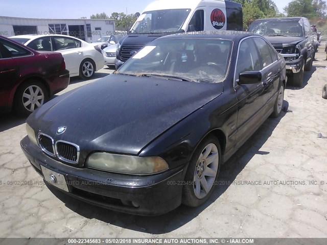WBADT43422GY40979 - 2002 BMW 525 I AUTOMATIC BLACK photo 2