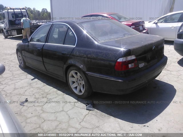 WBADT43422GY40979 - 2002 BMW 525 I AUTOMATIC BLACK photo 3