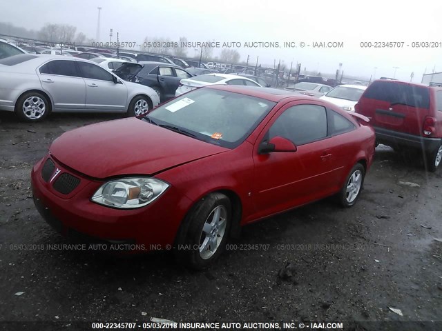 1G2AL18FX87158024 - 2008 PONTIAC G5 RED photo 2