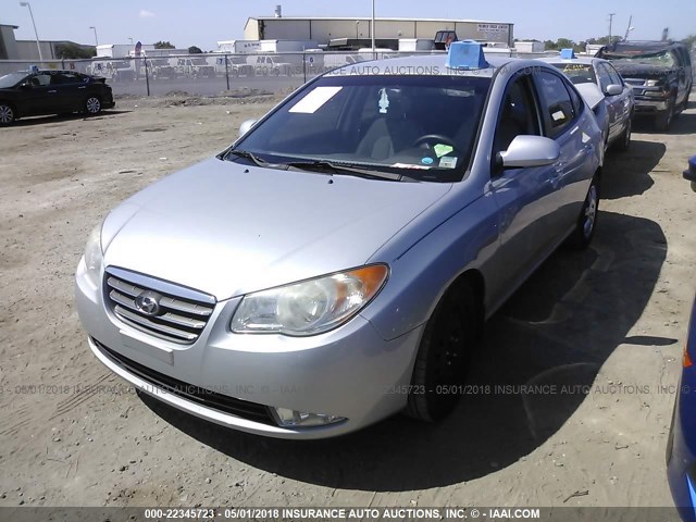 KMHDU46D78U552425 - 2008 HYUNDAI ELANTRA GLS/SE/LIMITED SILVER photo 2