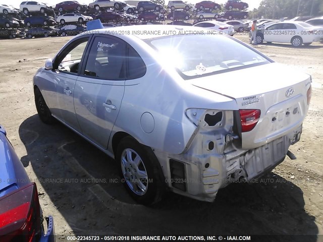 KMHDU46D78U552425 - 2008 HYUNDAI ELANTRA GLS/SE/LIMITED SILVER photo 3