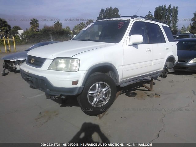 JHLRD187XYS008399 - 2000 HONDA CR-V SE/EX WHITE photo 2