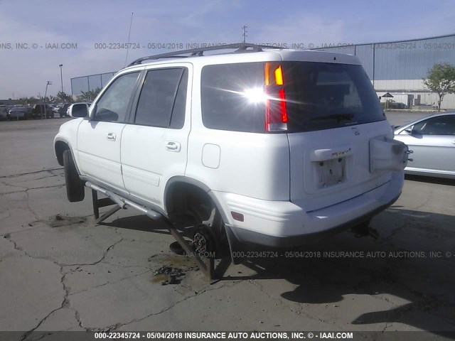 JHLRD187XYS008399 - 2000 HONDA CR-V SE/EX WHITE photo 3