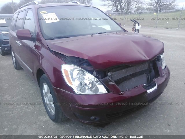 KNDMC233676036115 - 2007 HYUNDAI ENTOURAGE GLS/SE/LIMITED RED photo 6