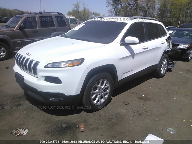 1C4PJMCS3HW656895 - 2017 JEEP CHEROKEE LATITUDE WHITE photo 2