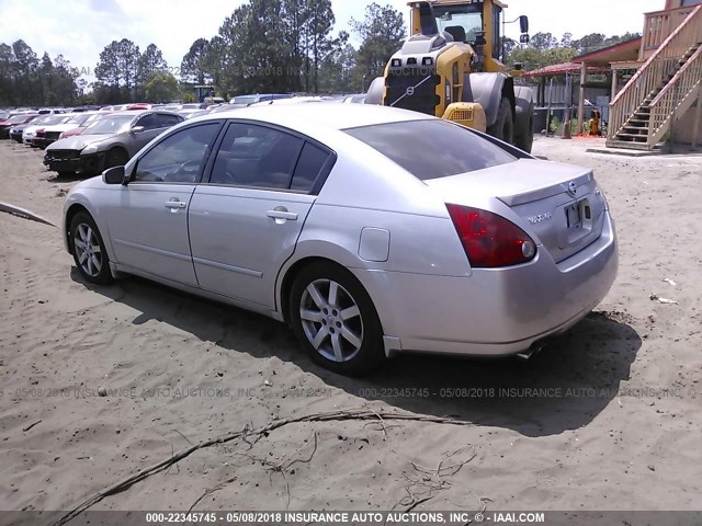 1N4BA41EX4C865575 - 2004 NISSAN MAXIMA SE/SL SILVER photo 3