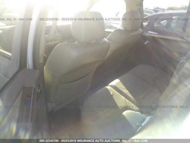 5N1AR18W05C726693 - 2005 NISSAN PATHFINDER LE/SE/XE WHITE photo 8