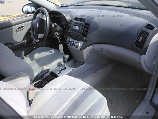 KMHDU46D57U146769 - 2007 HYUNDAI ELANTRA GLS/SE/LIMITED GRAY photo 5