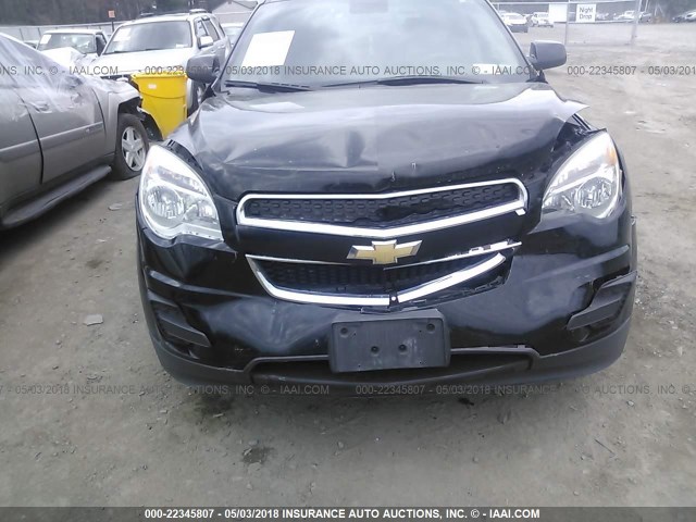 2GNFLEEK9D6353432 - 2013 CHEVROLET EQUINOX LT BLACK photo 6