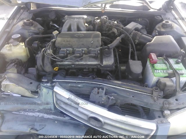 4T1BF22K5YU938643 - 2000 TOYOTA CAMRY LE/XLE BLUE photo 10