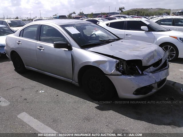 4A32B3FF3BE030869 - 2011 MITSUBISHI GALANT ES/SE SILVER photo 1