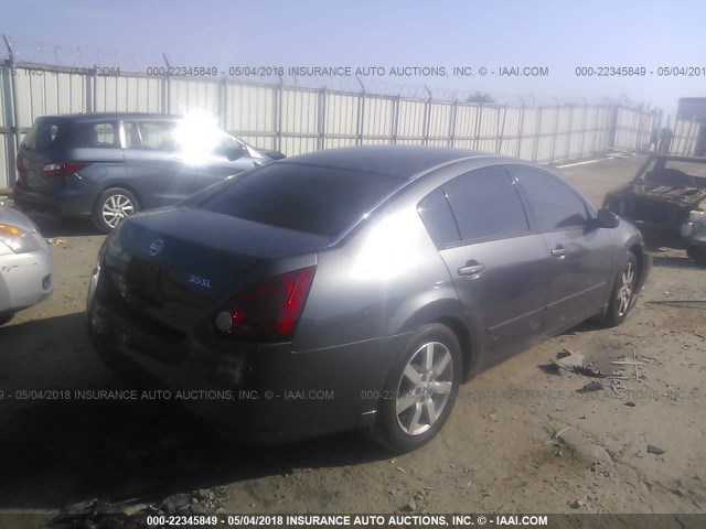 1N4BA41E66C823164 - 2006 NISSAN MAXIMA SE/SL GRAY photo 4