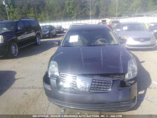 1N4BA41E66C823164 - 2006 NISSAN MAXIMA SE/SL GRAY photo 6