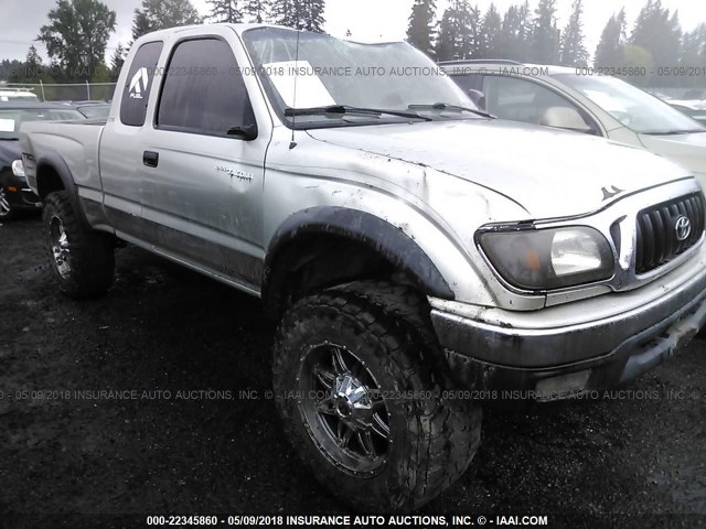 5TEWN72N24Z328264 - 2004 TOYOTA TACOMA XTRACAB TAN photo 1