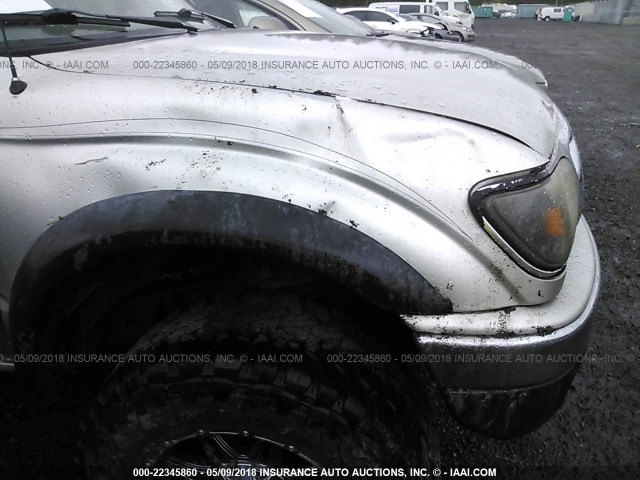 5TEWN72N24Z328264 - 2004 TOYOTA TACOMA XTRACAB TAN photo 6