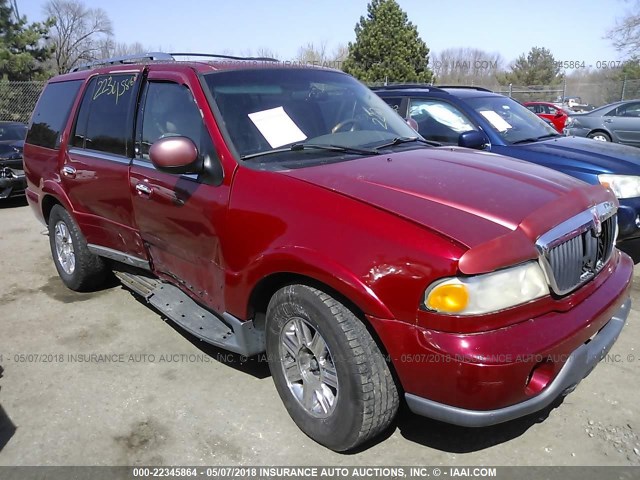 5LMEU27A4YLJ31147 - 2000 LINCOLN NAVIGATOR 红色 照片 1