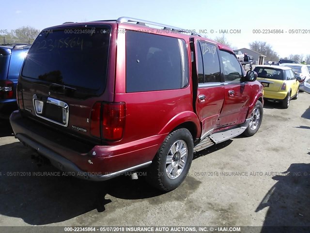 5LMEU27A4YLJ31147 - 2000 LINCOLN NAVIGATOR 红色 照片 4