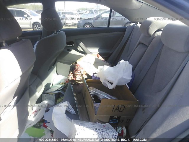 4T1BE46K49U370623 - 2009 TOYOTA CAMRY SE/LE/XLE BLUE photo 8