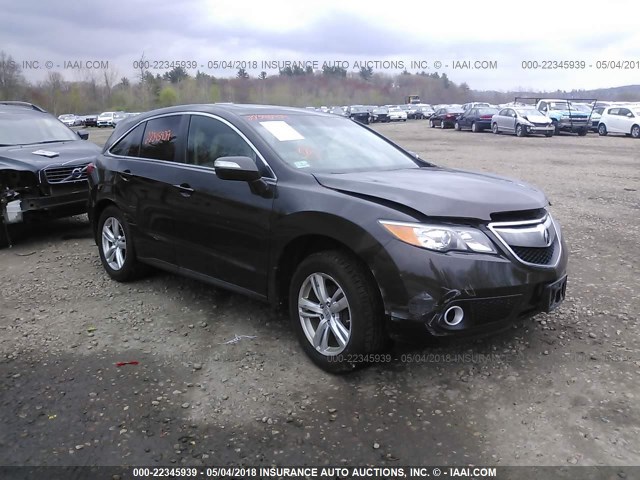 5J8TB4H5XEL008337 - 2014 ACURA RDX TECHNOLOGY BLACK photo 1