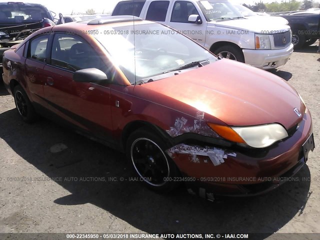 1G8AW12F53Z175381 - 2003 SATURN ION LEVEL 3 ORANGE photo 1