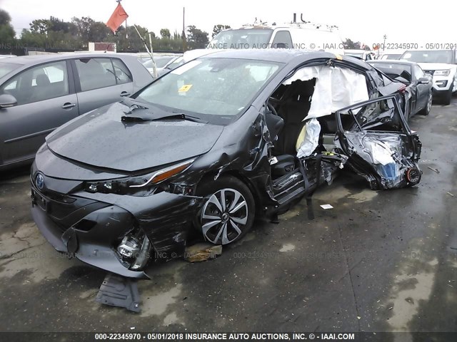 JTDKARFP6H3040494 - 2017 TOYOTA PRIUS PRIME  灰色 照片 2