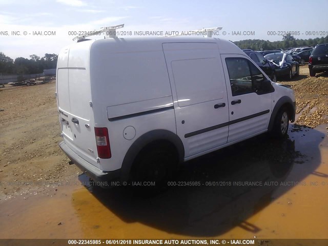 NM0LS7AN0CT121461 - 2012 FORD TRANSIT CONNECT XL WHITE photo 4