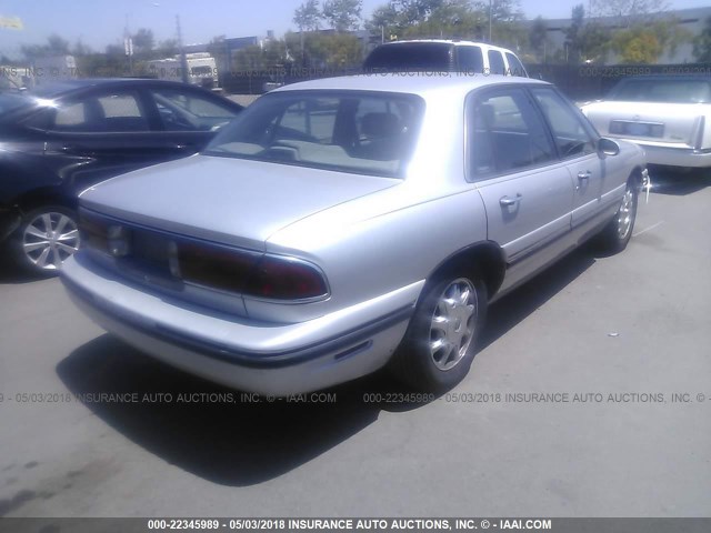 1G4HP52K8XH430649 - 1999 BUICK LESABRE CUSTOM SILVER photo 4