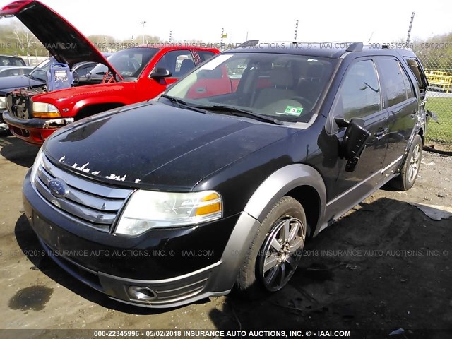 1FMDK02WX8GA38847 - 2008 FORD TAURUS X SEL BLACK photo 2