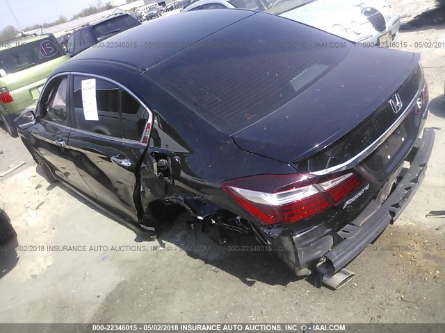 1HGCR2F50GA191488 - 2016 HONDA ACCORD SPORT BLACK photo 3