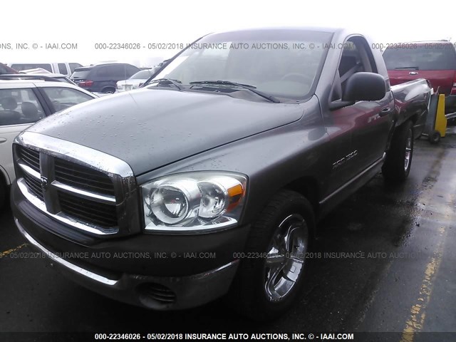 1D7HA16K07J619108 - 2007 DODGE RAM 1500 ST GRAY photo 2