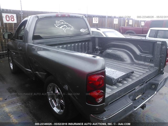 1D7HA16K07J619108 - 2007 DODGE RAM 1500 ST GRAY photo 3