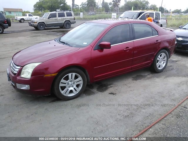 3FAHP08177R259449 - 2007 FORD FUSION SEL RED photo 2