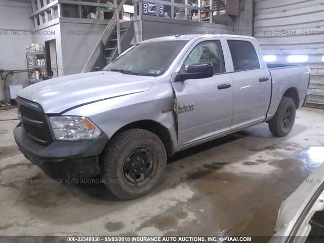 3C6RR7KT3FG564217 - 2015 RAM 1500 ST SILVER photo 2