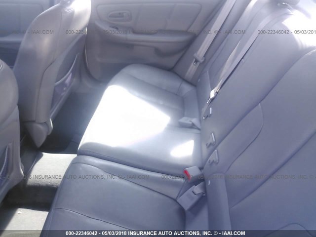 KMHDN56D05U155279 - 2005 HYUNDAI ELANTRA GLS/GT SILVER photo 8