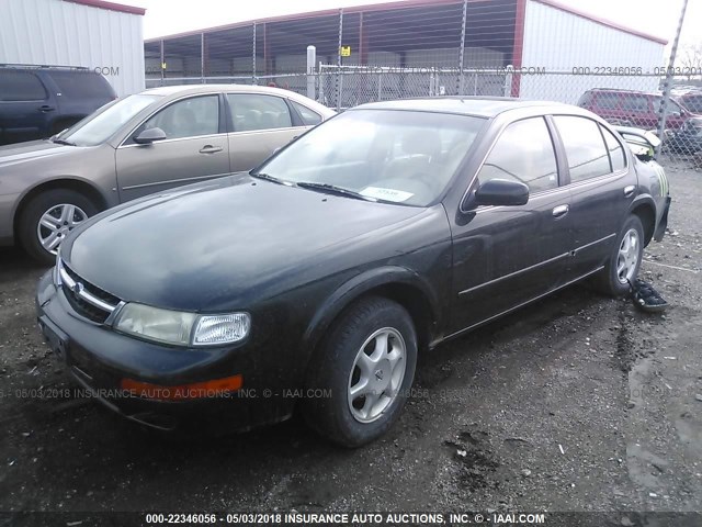 JN1CA21D0WM933344 - 1998 NISSAN MAXIMA GLE/GXE/SE BLACK photo 2