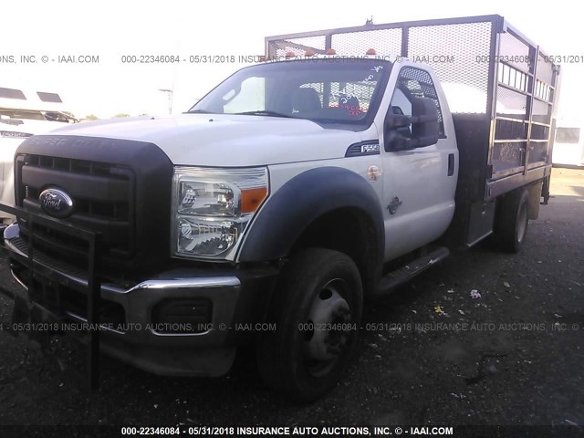 1FDUF5GT9BEA74404 - 2011 FORD F550 SUPER DUTY WHITE photo 2