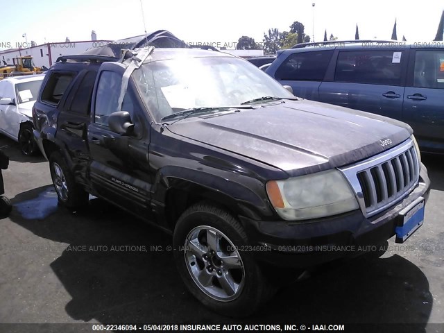 1J4GX58S84C199505 - 2004 JEEP GRAND CHEROKEE LIMITED MAROON photo 1