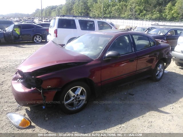 1G2NG52E63M526741 - 2003 PONTIAC GRAND AM SE2 BURGUNDY photo 2