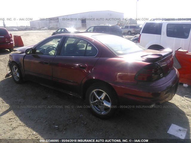 1G2NG52E63M526741 - 2003 PONTIAC GRAND AM SE2 BURGUNDY photo 3