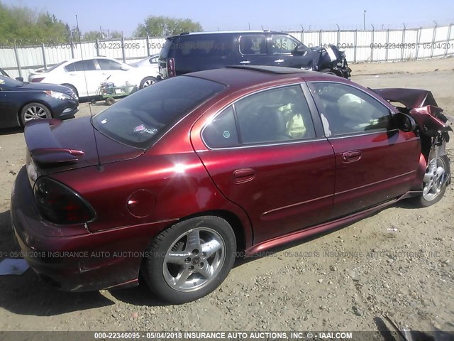 1G2NG52E63M526741 - 2003 PONTIAC GRAND AM SE2 BURGUNDY photo 4