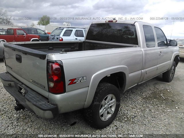 1GCEK19T54Z138346 - 2004 CHEVROLET SILVERADO K1500 ვერცხლისფერი ფოტო 4