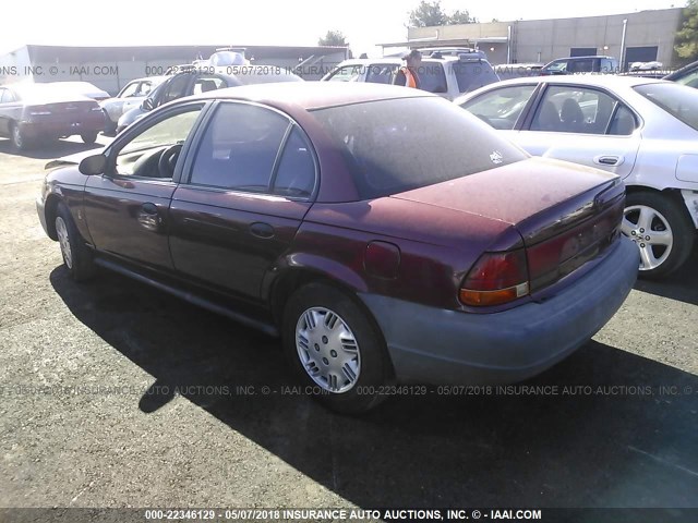 1G8ZF5284VZ243880 - 1997 SATURN SL MAROON photo 3