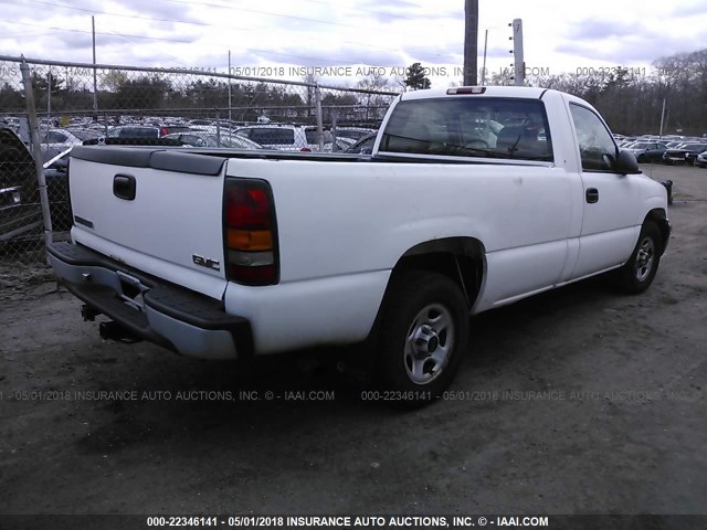 1GTEC14V04Z333339 - 2004 GMC NEW SIERRA C1500 WHITE photo 4