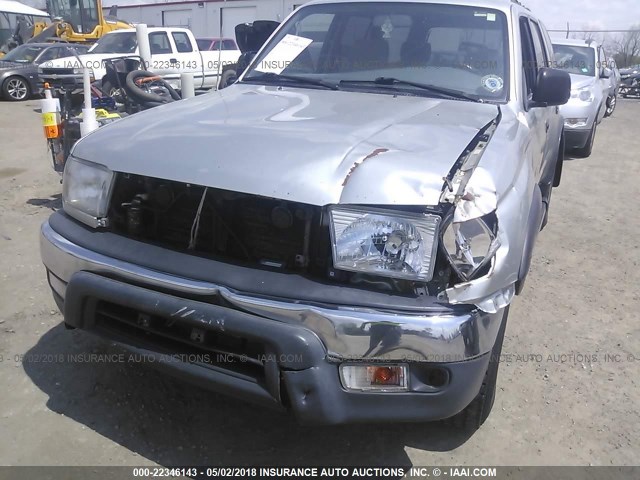 JT3GM84R2X0038225 - 1999 TOYOTA 4RUNNER SILVER photo 6