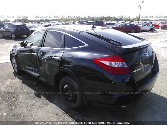 5J6TF1H53CL001688 - 2012 HONDA CROSSTOUR EXL შავი ფოტო 3