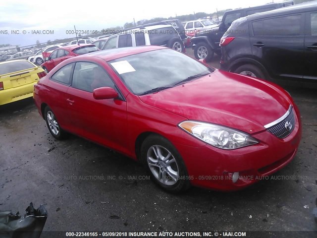 4T1CE38P74U806896 - 2004 TOYOTA CAMRY SOLARA SE/SLE წითელი ფოტო 1
