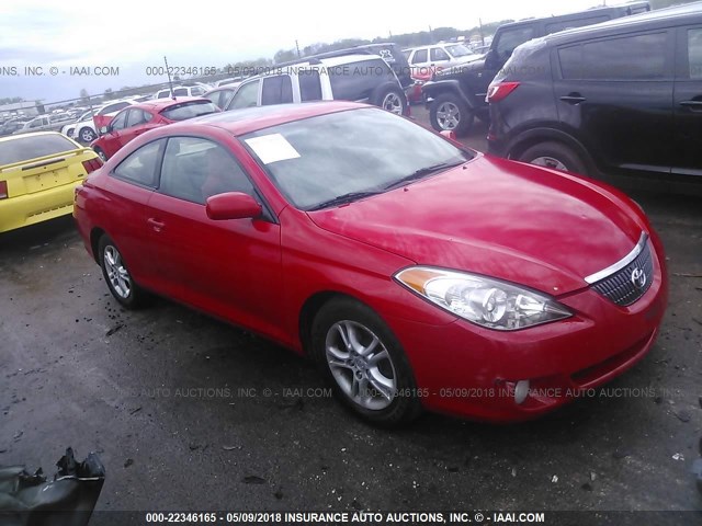 4T1CE38P74U806896 - 2004 TOYOTA CAMRY SOLARA SE/SLE RED photo 1