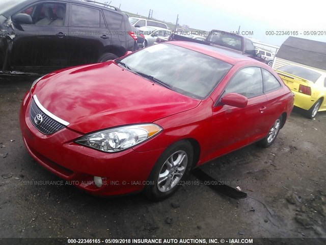 4T1CE38P74U806896 - 2004 TOYOTA CAMRY SOLARA SE/SLE წითელი ფოტო 2